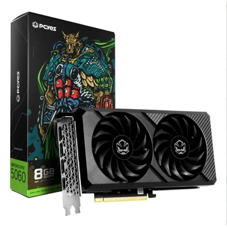 Placa De Vídeo Pcyes Rtx 5060 8GB Gddr7 128bit Gamer