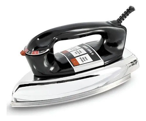Ferro de Passar Roupa à Seco Black+Decker VFA1110XM6 Base de Alumínio