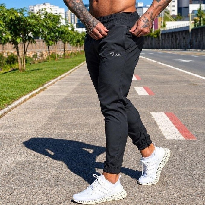 Kit com 3 Calças Jogger Tactel com Elastano