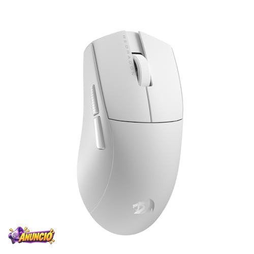 Mouse Gamer Redragon King Pro Branco Pixart PAW3395 26000DPI M916W-PRO-1K