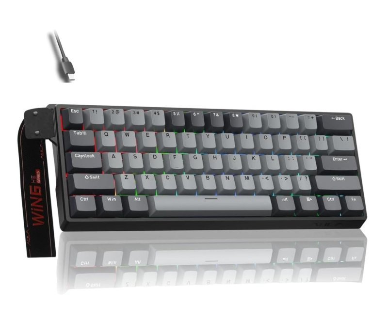 Teclado Gamer Mecânico Win60 Pro RGB