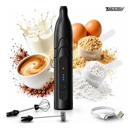 Mixer Elétrico Portátil 2 em 1 Recarregável