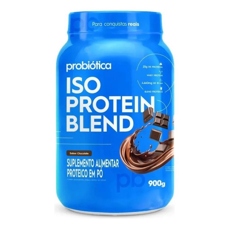 Whey protein Probiótica Iso Blend em pó sabor Chocolate x 900g