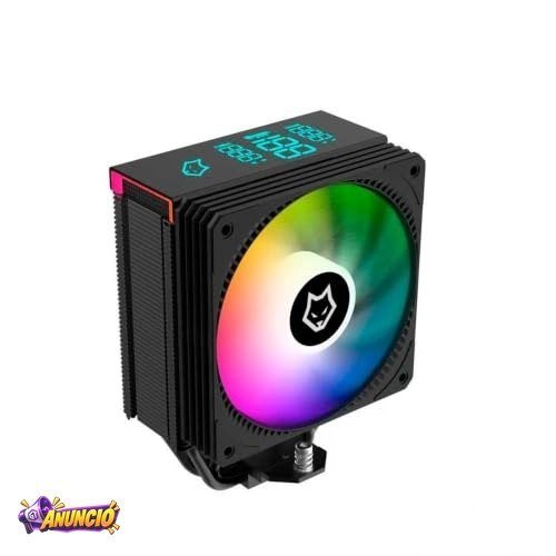 Air Cooler ARGB com Display Husky Alisius 500, AMD/INTEL, 90mm, 95W - HAC500PT