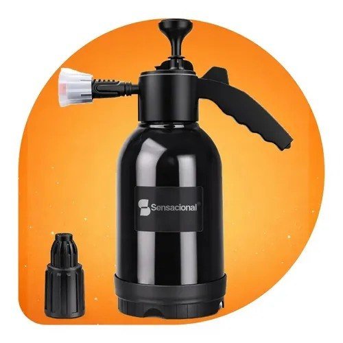 Snow Foam Pulverizador Manual Borrifador Espuma 2 Litros Alta Pressao Profissional Com 2 Bicos