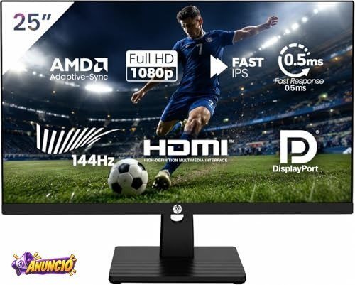 Monitor Gamer 25'' 144hz 0.5ms 1920x1080 HDR10 Resolução FHD