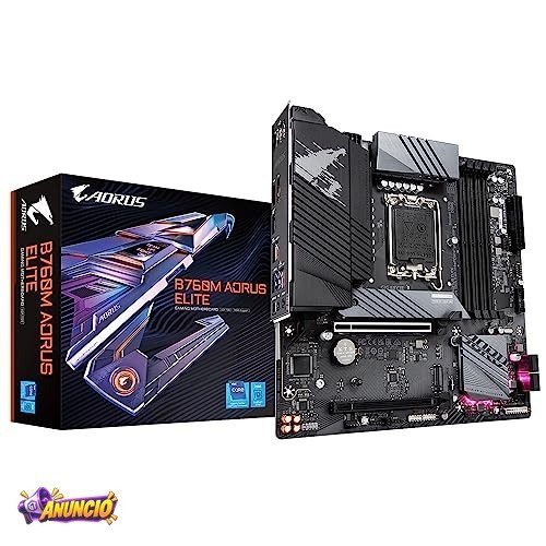 Placa mãe LGA 1700 - Gigabyte B760M Aorus Elite DDR5 (Micro ATX)