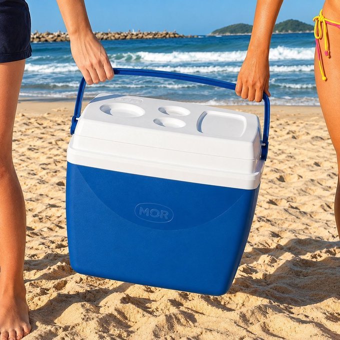 Caixa Térmica Mor 34L + Frete Grátis