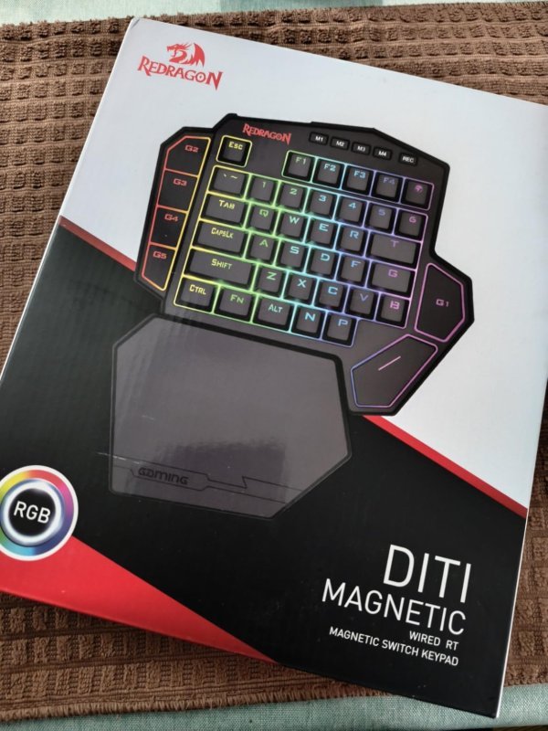 Teclado One Handed Redragon K585 8K + Frete Grátis