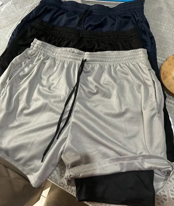 Kit 3 Bermudas Masculinas Short 2 Em 1
