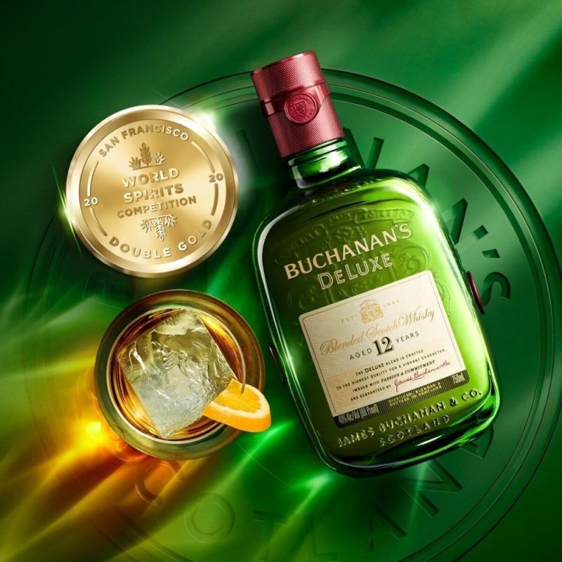 Whisky Buchanan's Deluxe 12 Anos 1L