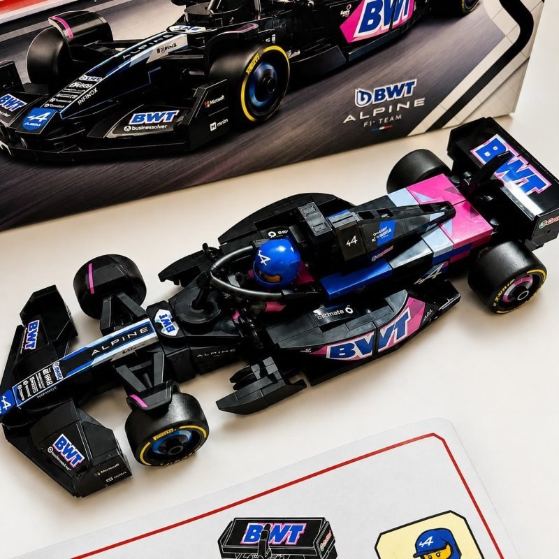 LEGO Speed Champions Carro de Corrida BWT Alpine F1 Team A524 #77248