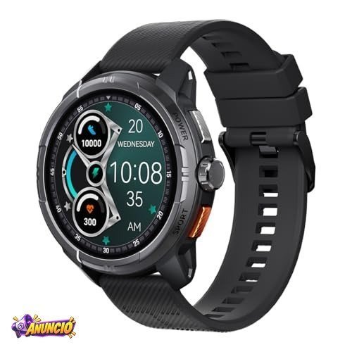 HAYLOU Solar Ultra Smartwatch para Mulheres e Homens, Preto