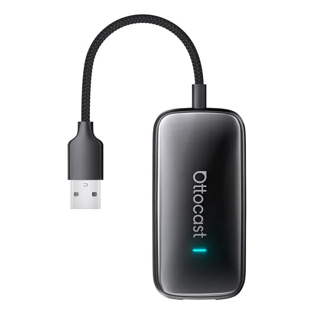Ottocast Adaptador Sem Fio CarPlay/Android Auto 4GB 32GB
