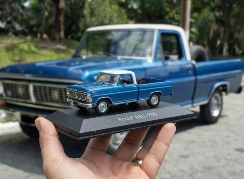 Ford F-100 da Coleção Carros Clássicos do Brasil