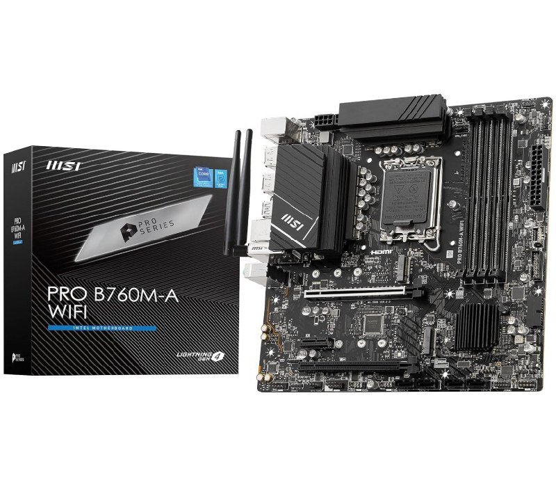 Placa Mãe MSI PRO B760M-A WIFI