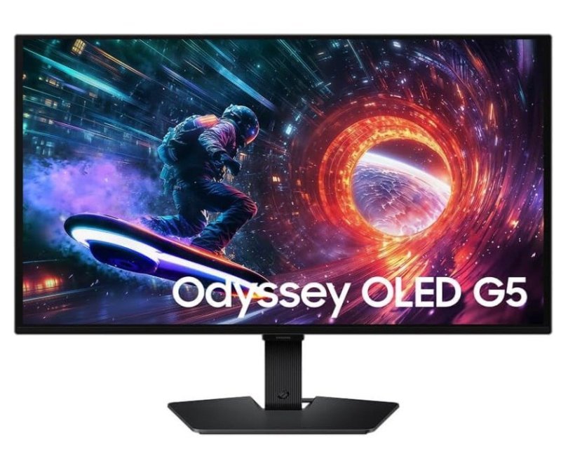 Samsung Monitor Odyssey OLED G5 27", QHD, 180Hz, 0.03ms, G-sync, FreeSync, DP, HDMI