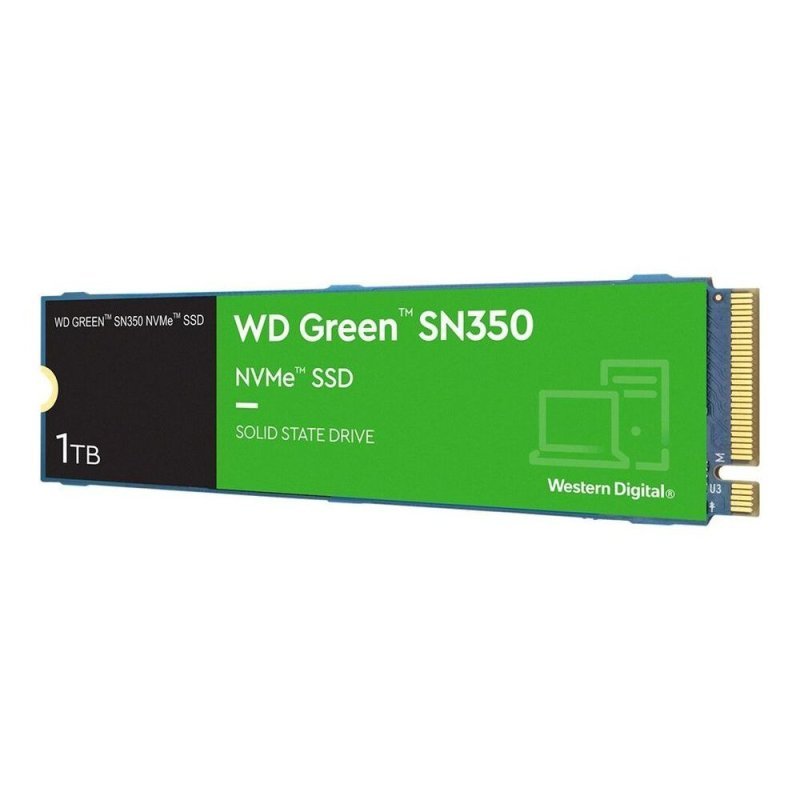 SSD M.2 NVMe 1TB Western Digital WD Green SN350 Leitura/Gravação Até 3200/2500 MB/s WDS100T3G0C