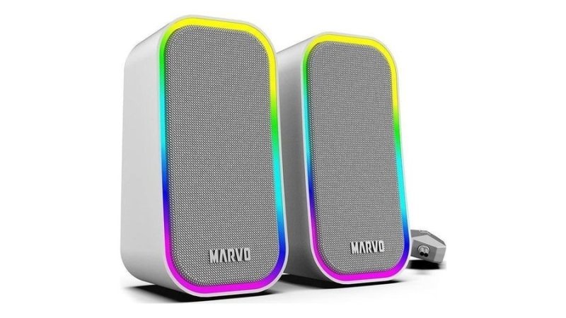 Caixa de Som Marvo Sg-285, Rgb, 3W Rms, Cinza, Sg-285-Gy