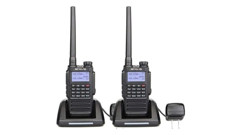 Retevis Rádio Comunicador Rt87 Ip67 À Prova D'Água