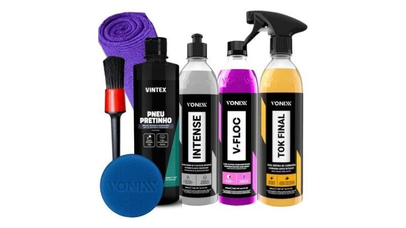 Kit Shampoo V-Floc Cera Tok Final Revitalizador Intense Vonixx Pretinho Vintex