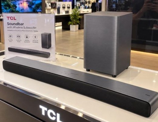 Soundbar TCL S55H 220W Bluetooth 2.1 com Subwoofer Sem Fio