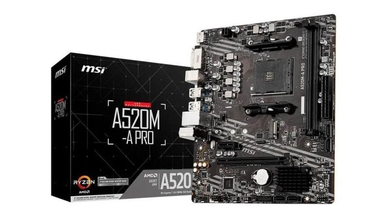 Placa-mãe MSI A520m-a Pro Am4 Matx DDR4