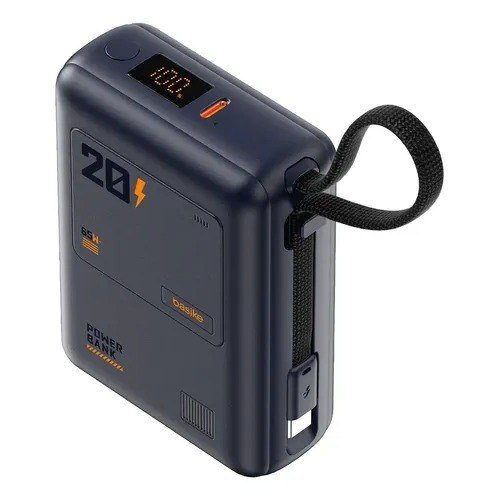 Power Bank 65w, 20000mah, Com Display Carregamento Rápido Power Para Celular Samsung E Motorola E iPhone