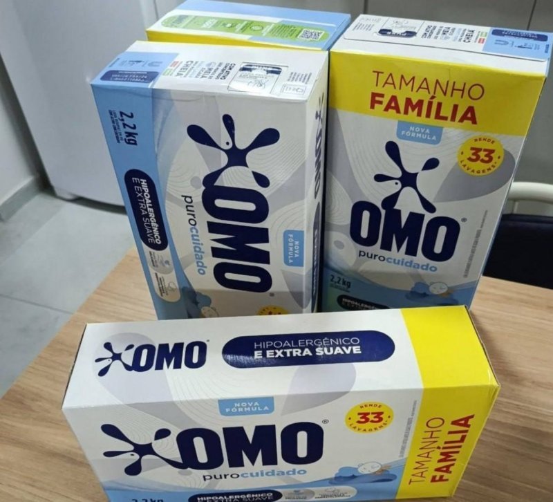 Sabão em pó Omo Puro Cuidado 2,2Kg