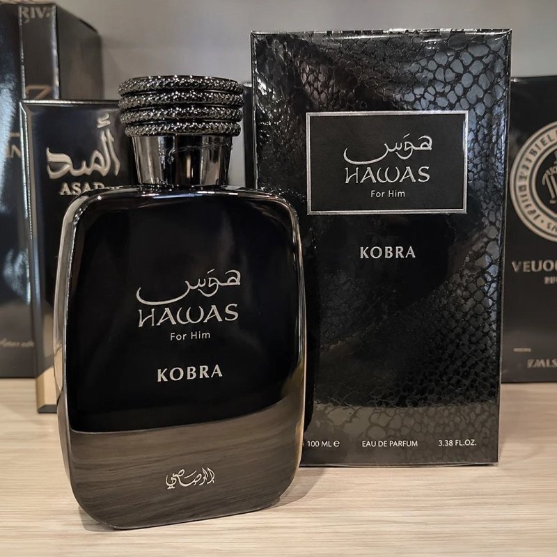 Perfume Hawas Kobra Rasasi Masculino Edp 100ml + Frete Grátis