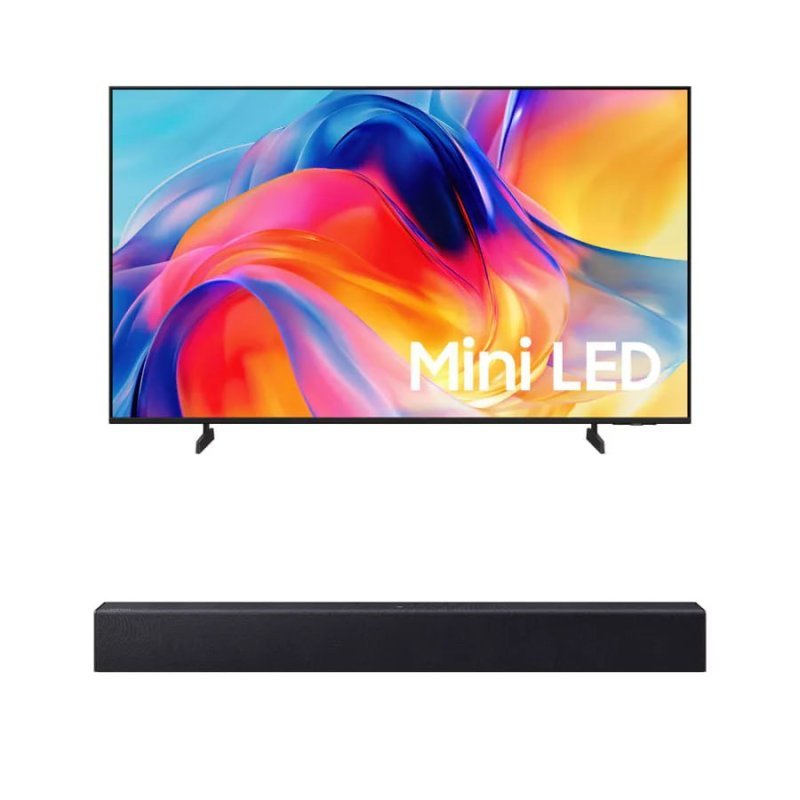 Combo Samsung Smart TV 50” Mini LED 4K M75H + Soundbar Samsung HW-B400F