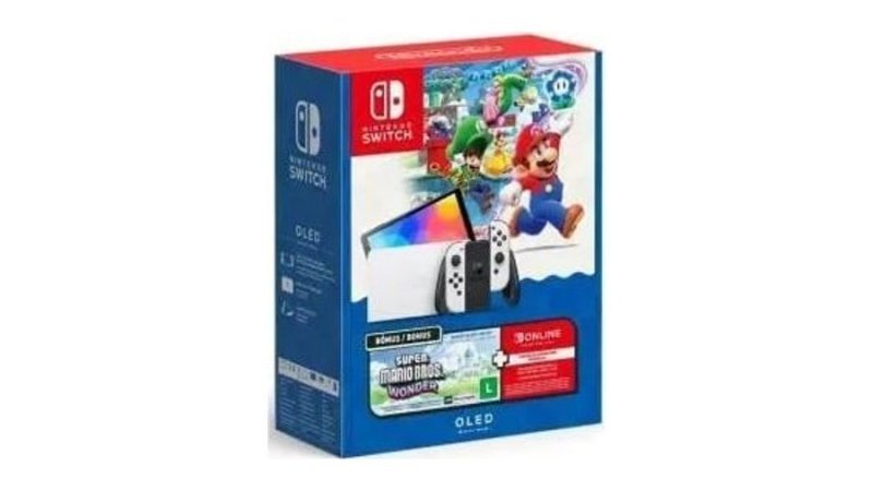 Console Nintendo Switch OLED 64Gb Mario Bros Wonder