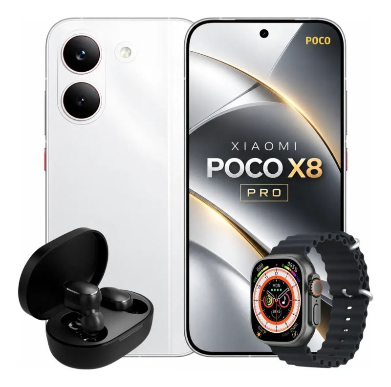Smartphone Xiaomi POCO X8 Pro 512GB 12GB RAM NFC 5G Global + Brindes