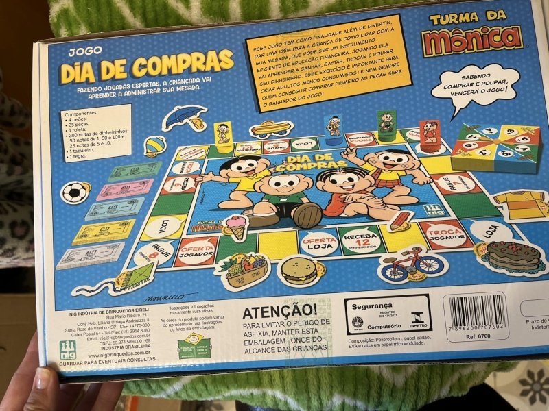 Nig Brinquedos Jogo Dia de Compras Turma da Mônica