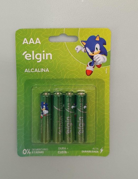 Pilha Alcalina Elgin Palito AAA, Blister com 4 + Frete Grátis