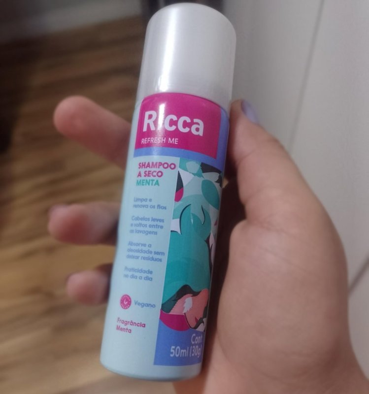 Ricca Shampoo A Seco Menta 50ml