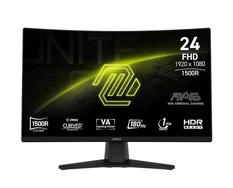 Monitor Gamer MSI MAG 242C, 23.6", VA, Full HD, 180Hz