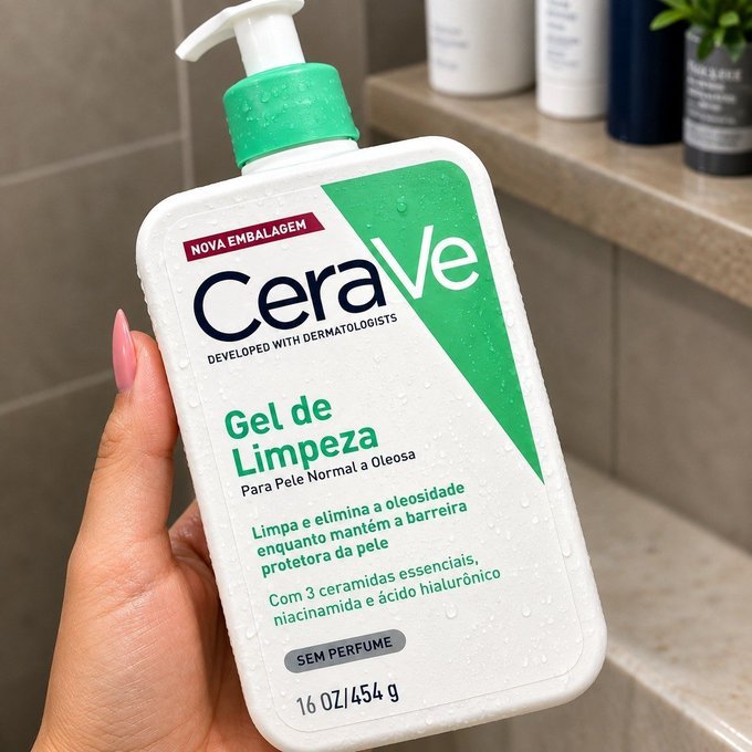Gel Limpeza Facial CeraVe para Acne 340g