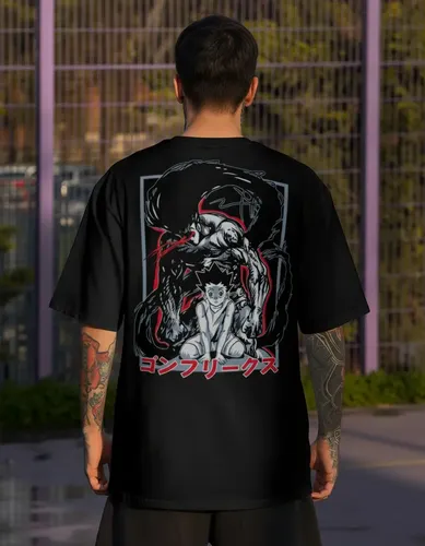 Camiseta Oversized Anime Hunter X Hunter Gon Freecs