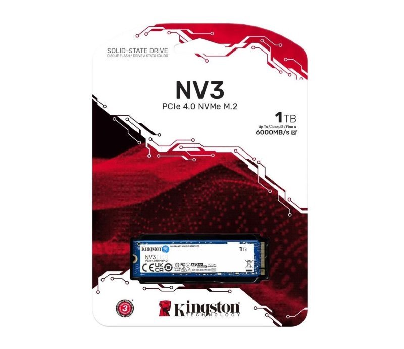 SSD M.2 NVMe 1TB Kingston NV3 SNV3S/1000G