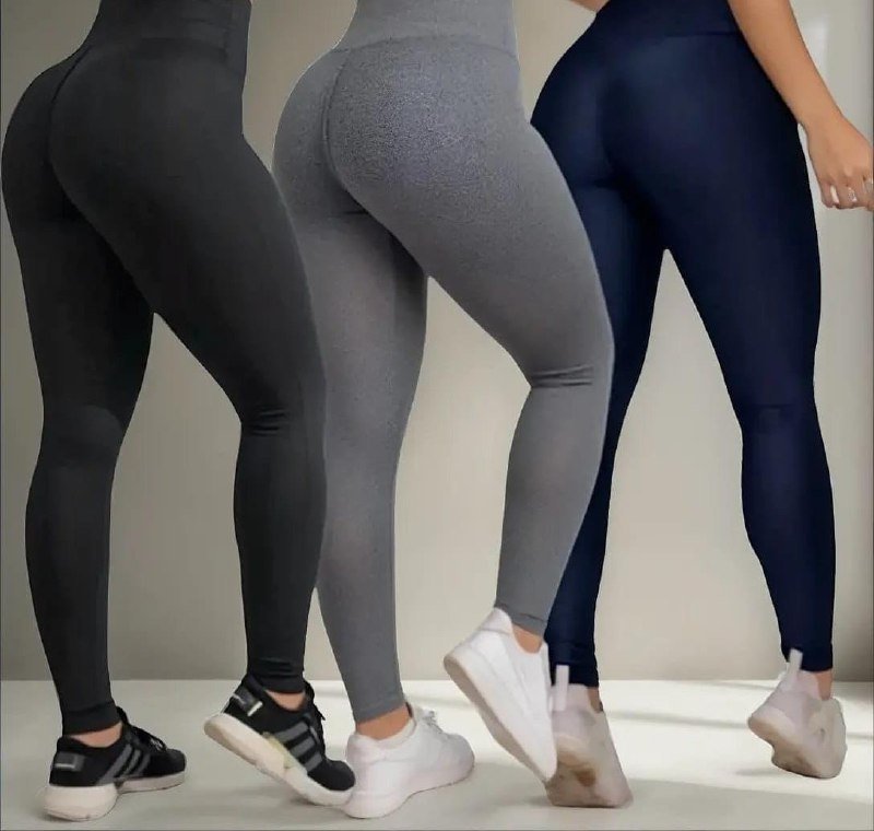 Kit com 3 Calças Feminina Legging + Frete Grátis