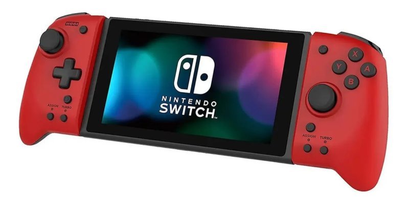 Controle Ergonômico Hori Nintendo Switch Split Pad Pro (Vermelho) para Modo Portátil