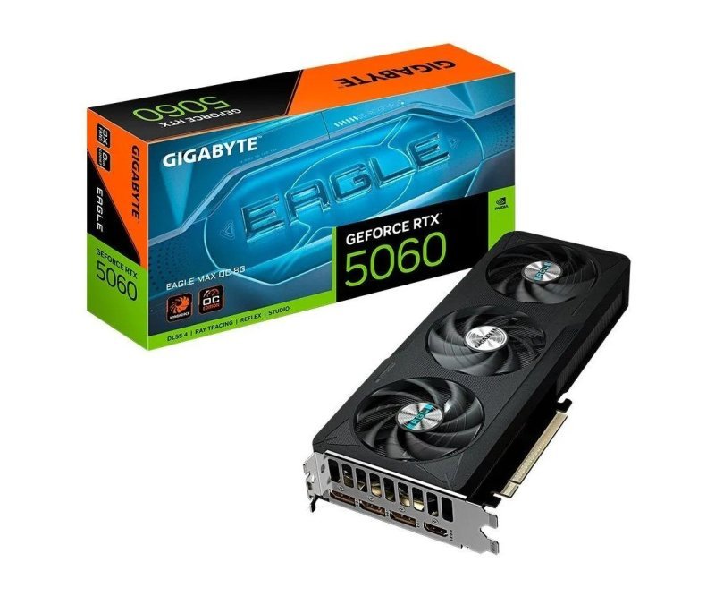 Placa De Vídeo Gigabyte RTX 5060 Eagle Max OC 8GB