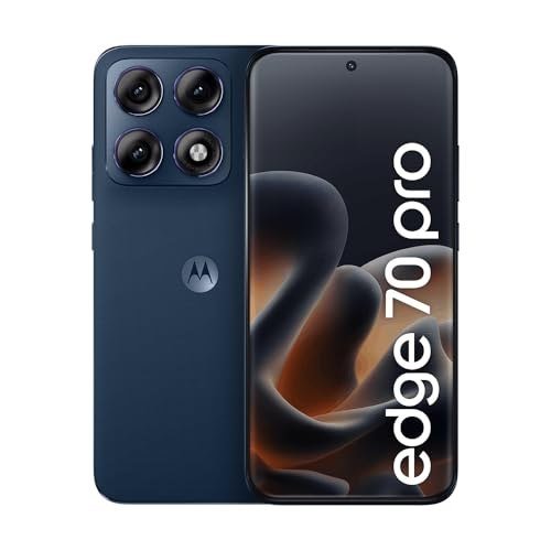 Smartphone Motorola Edge 70 PRO 5G 256GB 12GB RAM, 4 Cameras 50MP, Extreme AMOLED, Azul Escuro