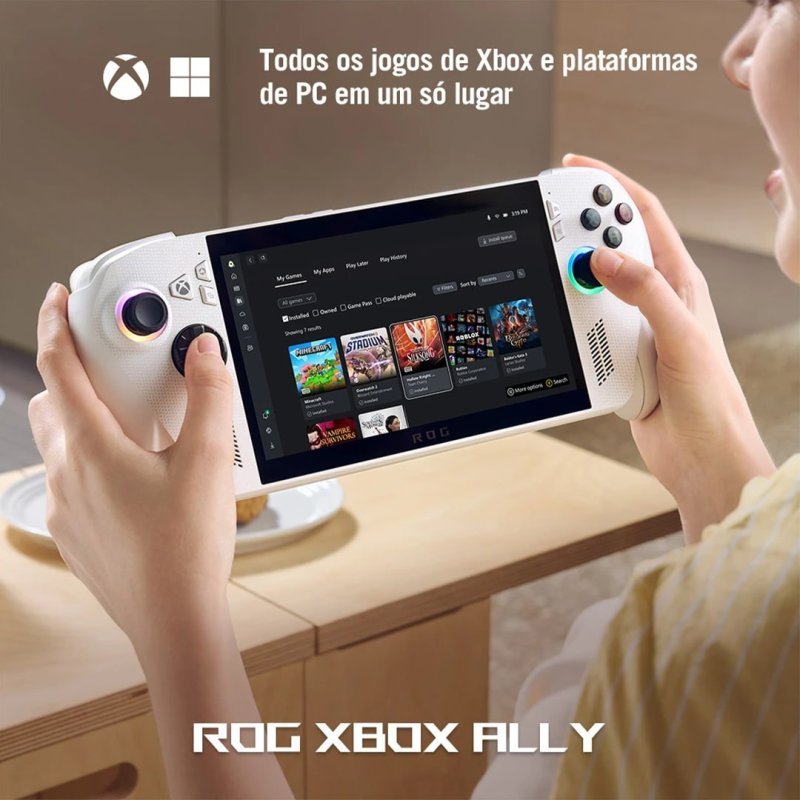 Console Portátil Asus Rog Xbox Ally Z2 A 512GB - Gardenia White