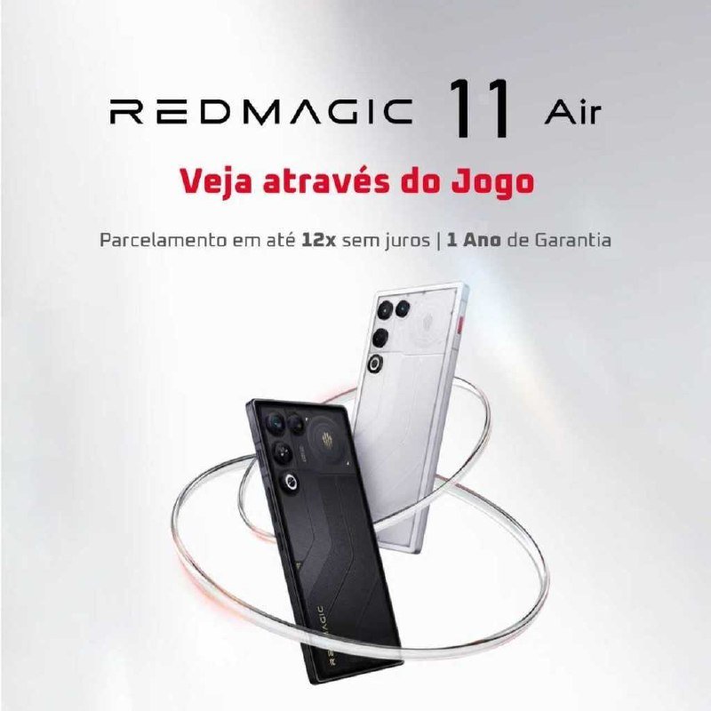 REDMAGIC 11 Air Celular Gamer 5G 512GB Snapdragon 8 Elite