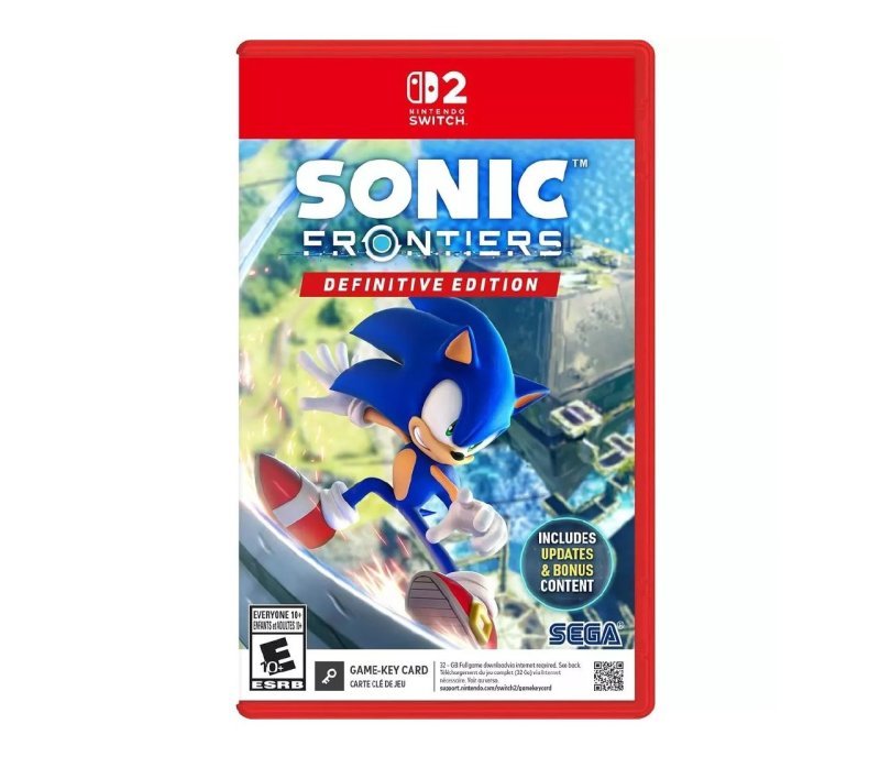 Sonic Frontiers Definitive Edition Switch 2 por R$227,98