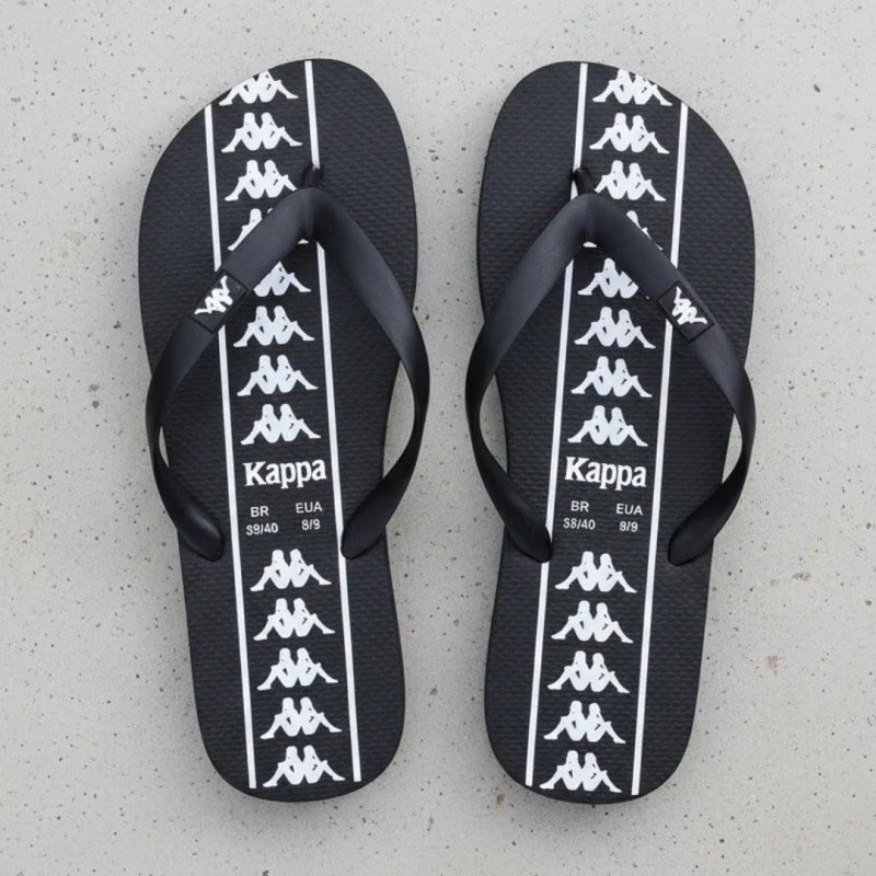 Chinelo Kappa Beach Adulto Unissex Em Borracha + Frete Grátis