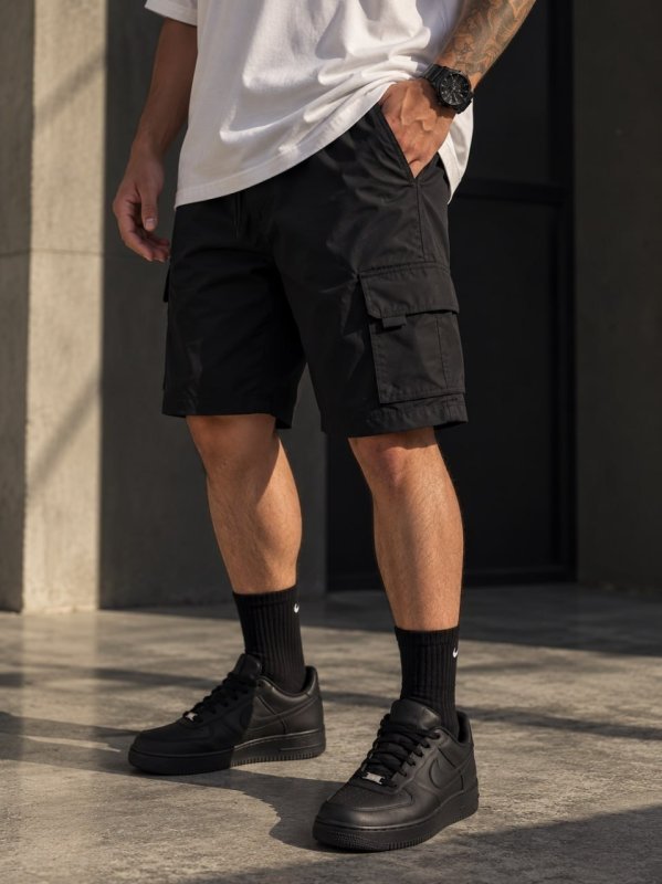 Bermuda Cargo Curta Streetwear Casual Short Sarja