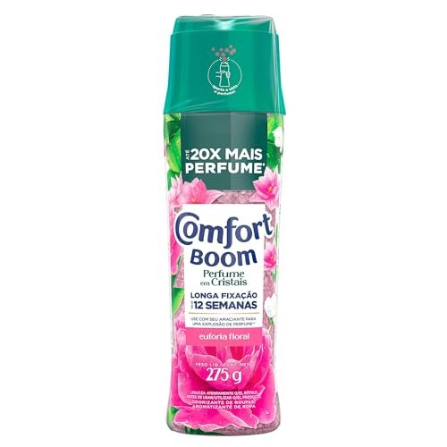 Comfort Boom Odorizador de Roupas Cristais de Perfume Euforia Floral 275gr